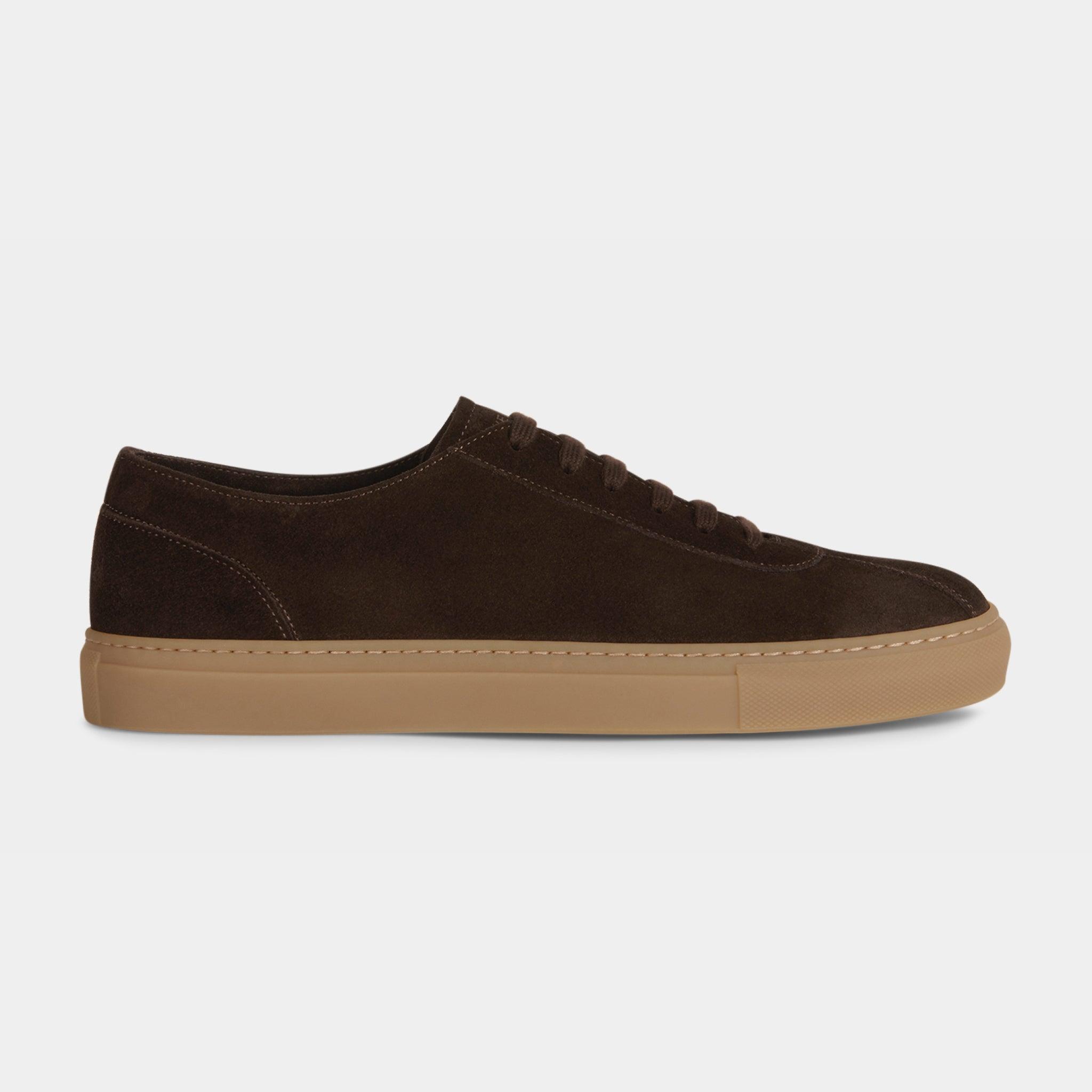 Tara Sneaker - Daim Marron Chocolat pour homme