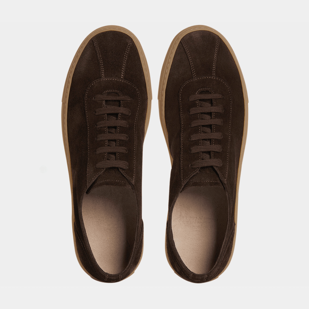 Tara Sneaker - Daim Marron Chocolat pour homme