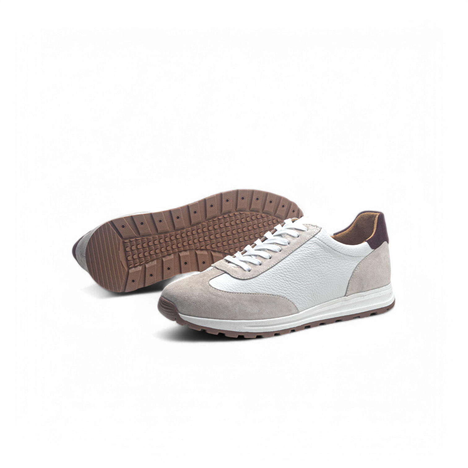 ANELLA TRAINER - Cuir et Daim Velours