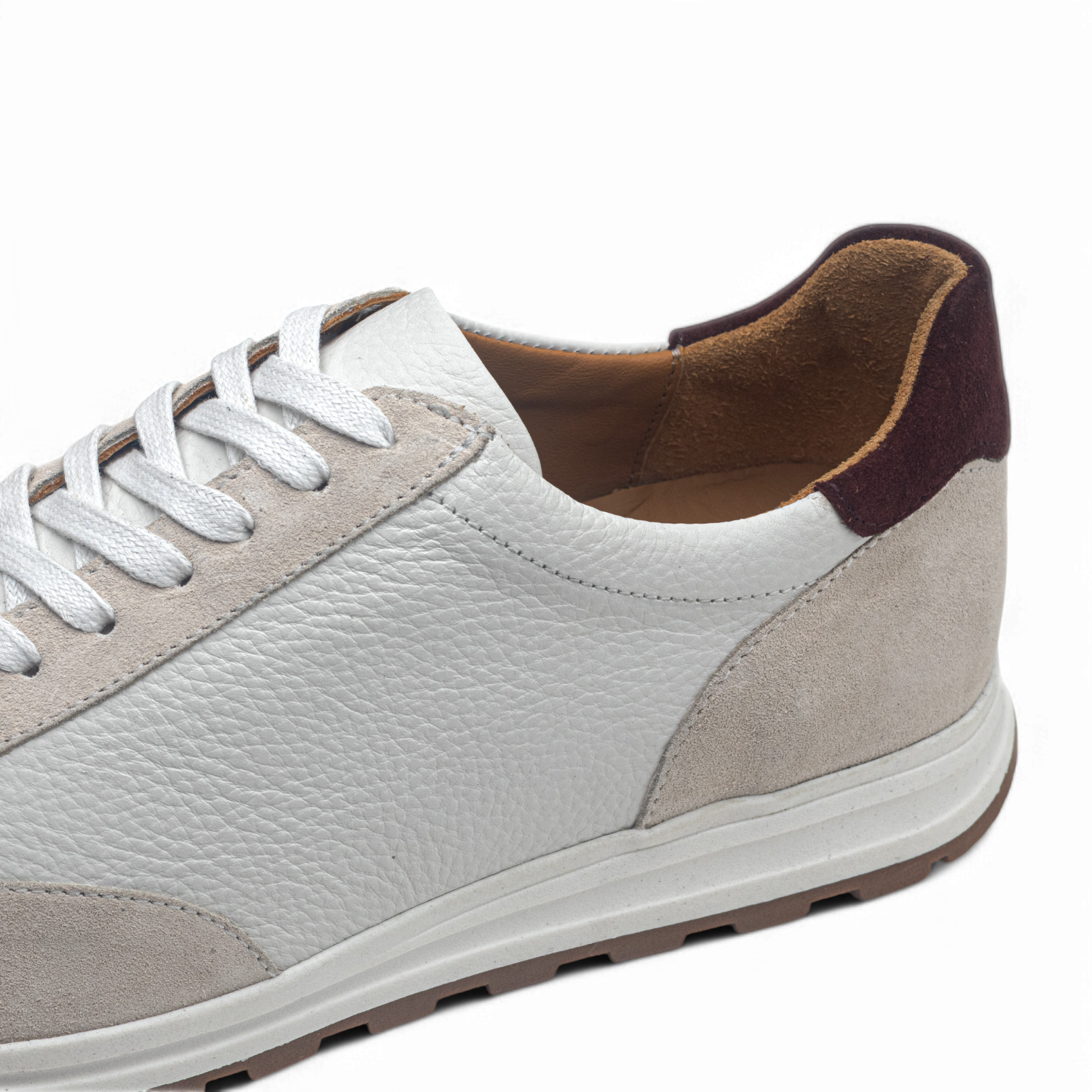 ANELLA TRAINER - Cuir et Daim Velours