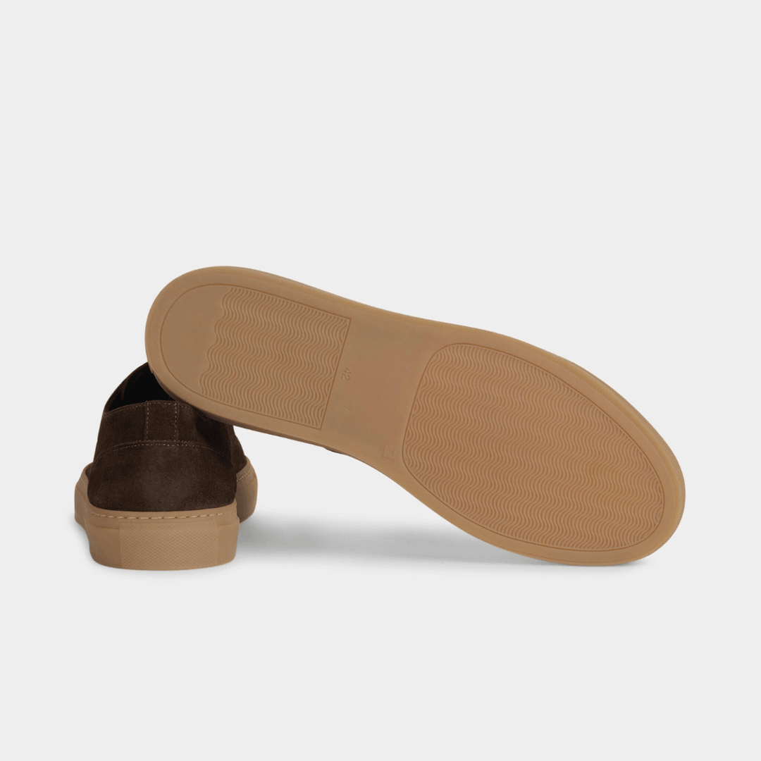 Tara Sneaker - Daim Marron Chocolat pour homme