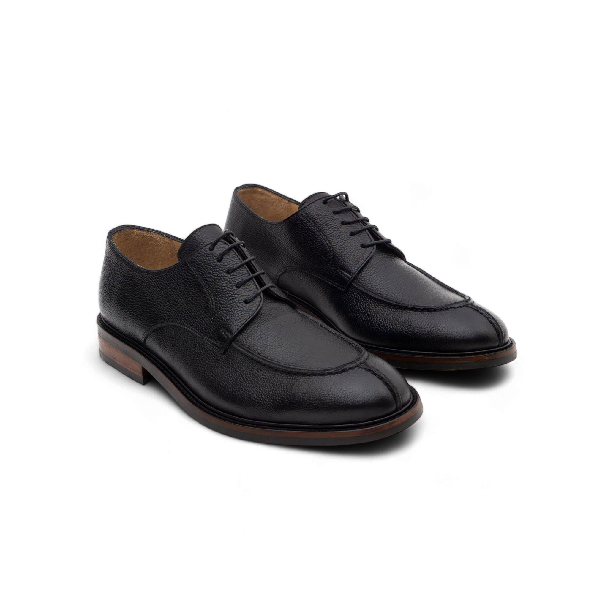 Amastan Derby – Cuir Grainé Noir