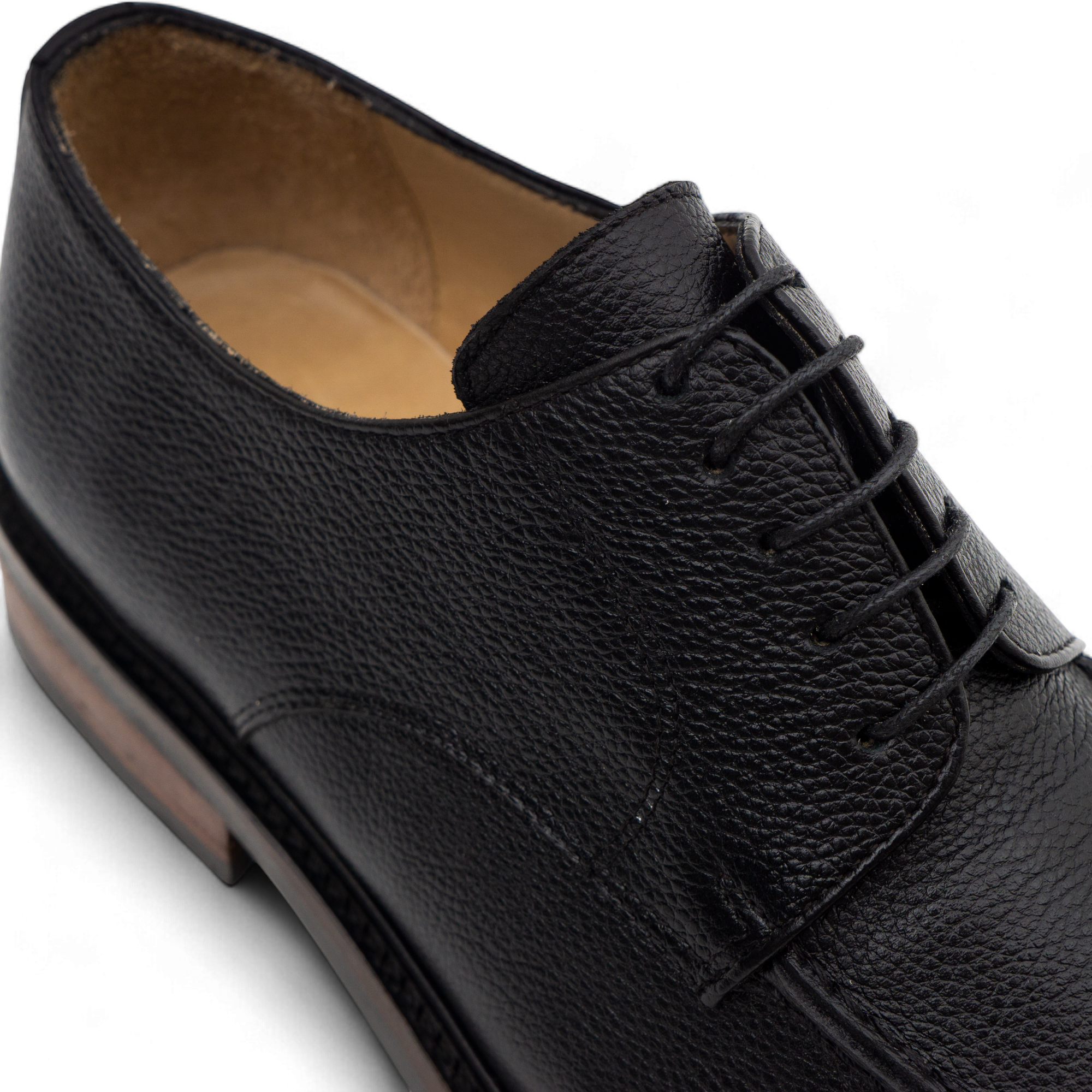 Amastan Derby – Cuir Grainé Noir