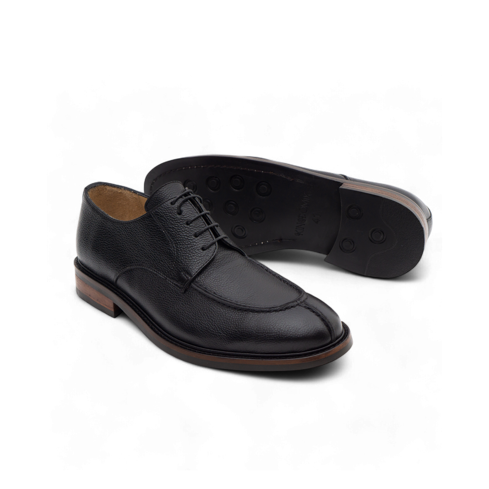 Amastan Derby – Cuir Grainé Noir