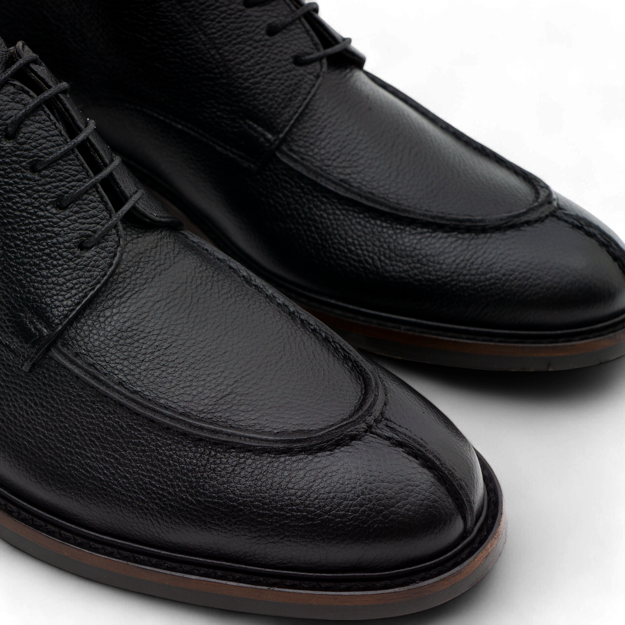 Amastan Derby – Cuir Grainé Noir