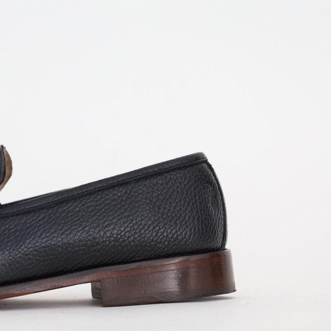Mocassin Classique En Cuir Noir - Amenay