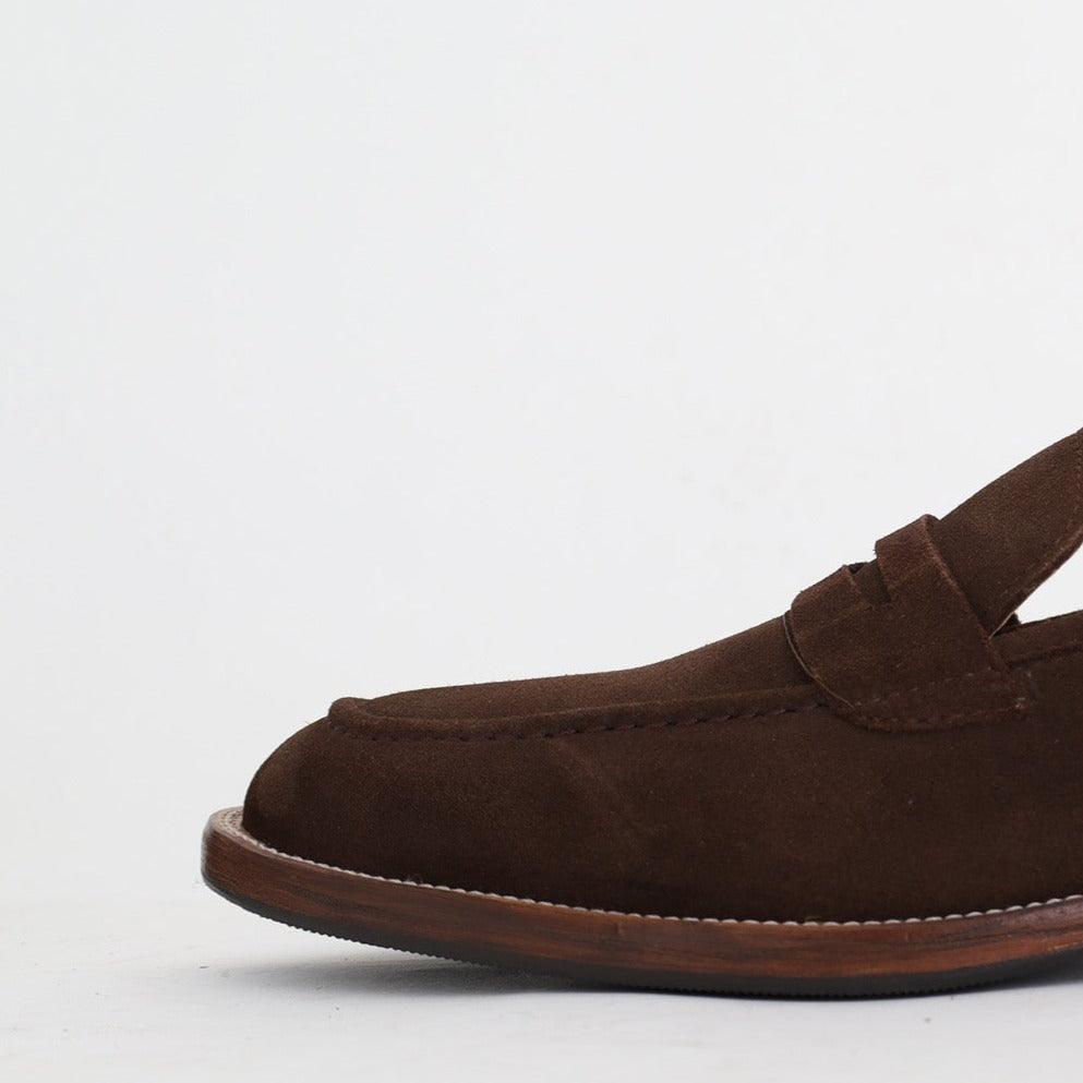 Mocassin Classique En Daim Marron - Amenay