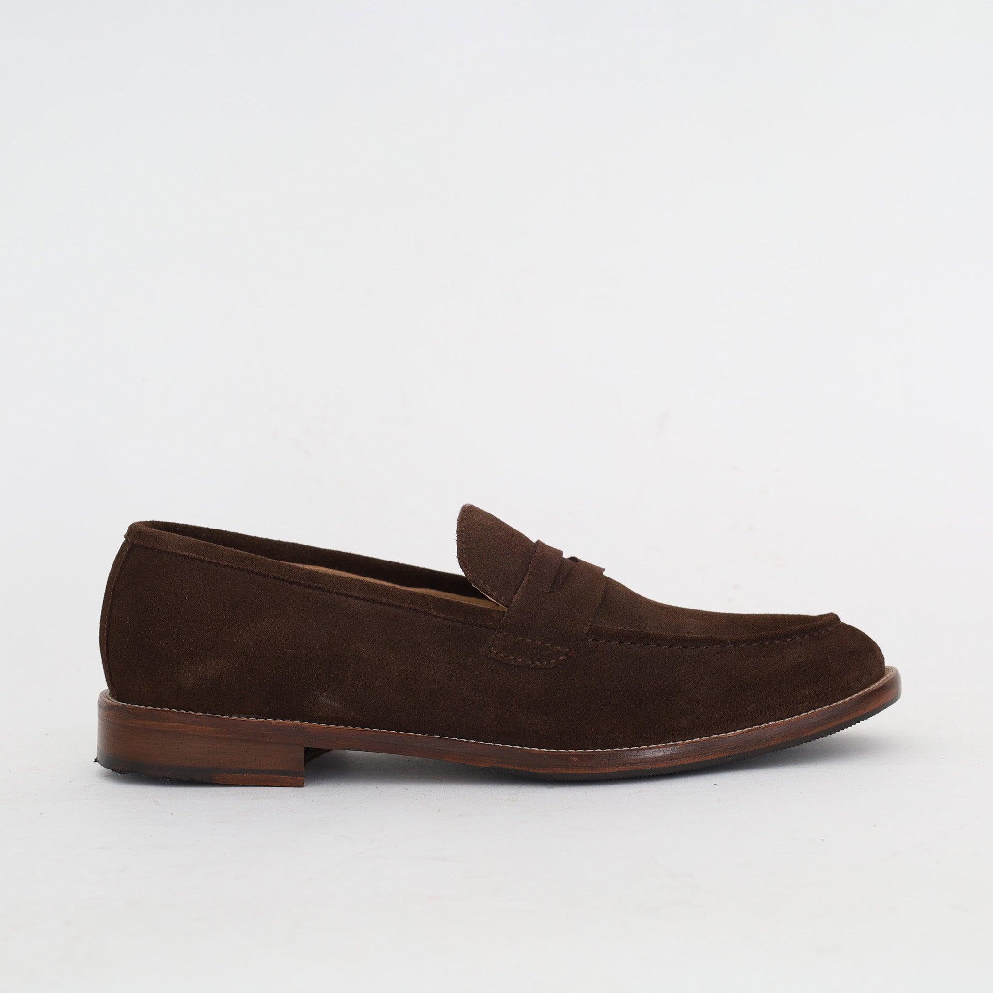 Mocassin Classique En Daim Marron - Amenay