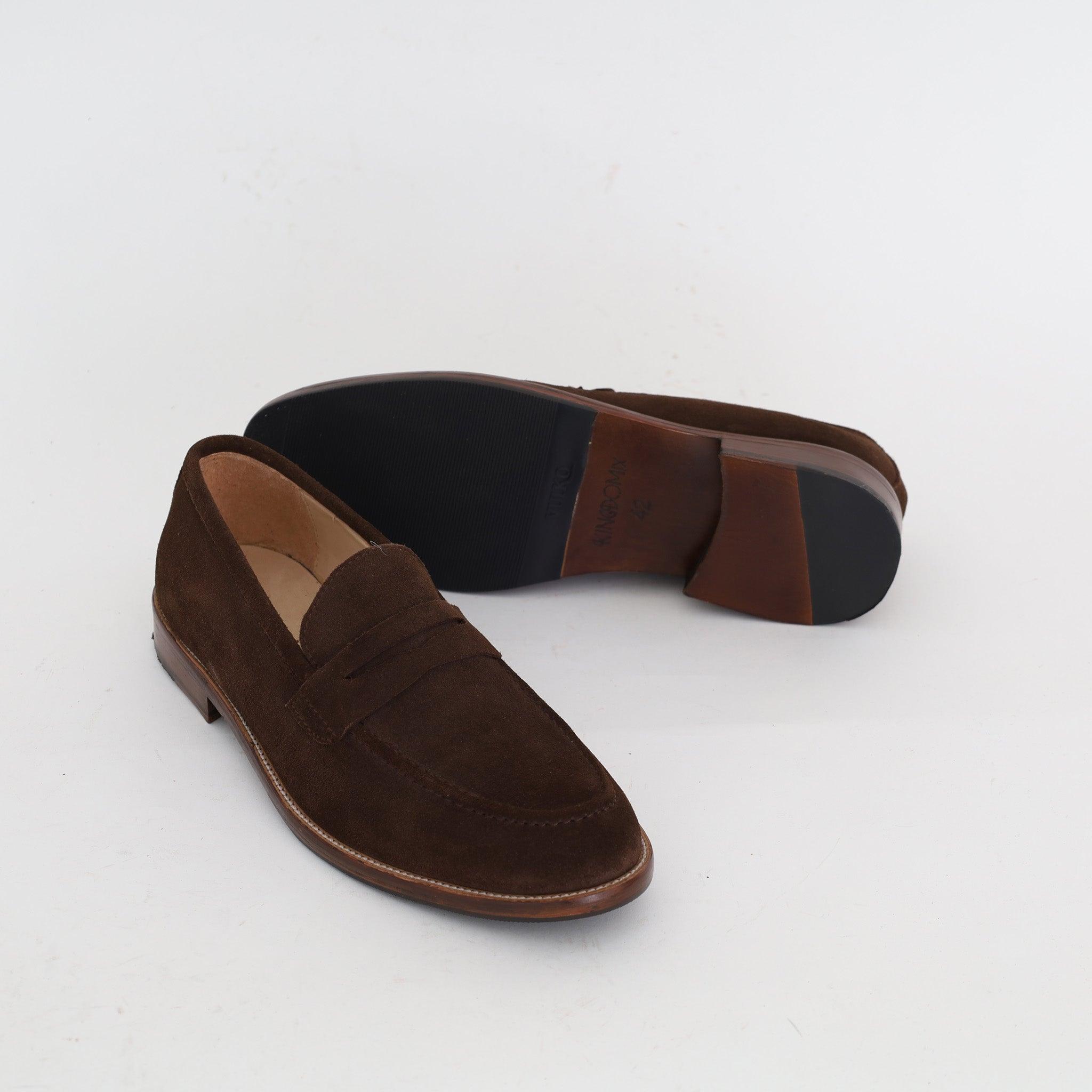 Mocassin Classique En Daim Marron - Amenay