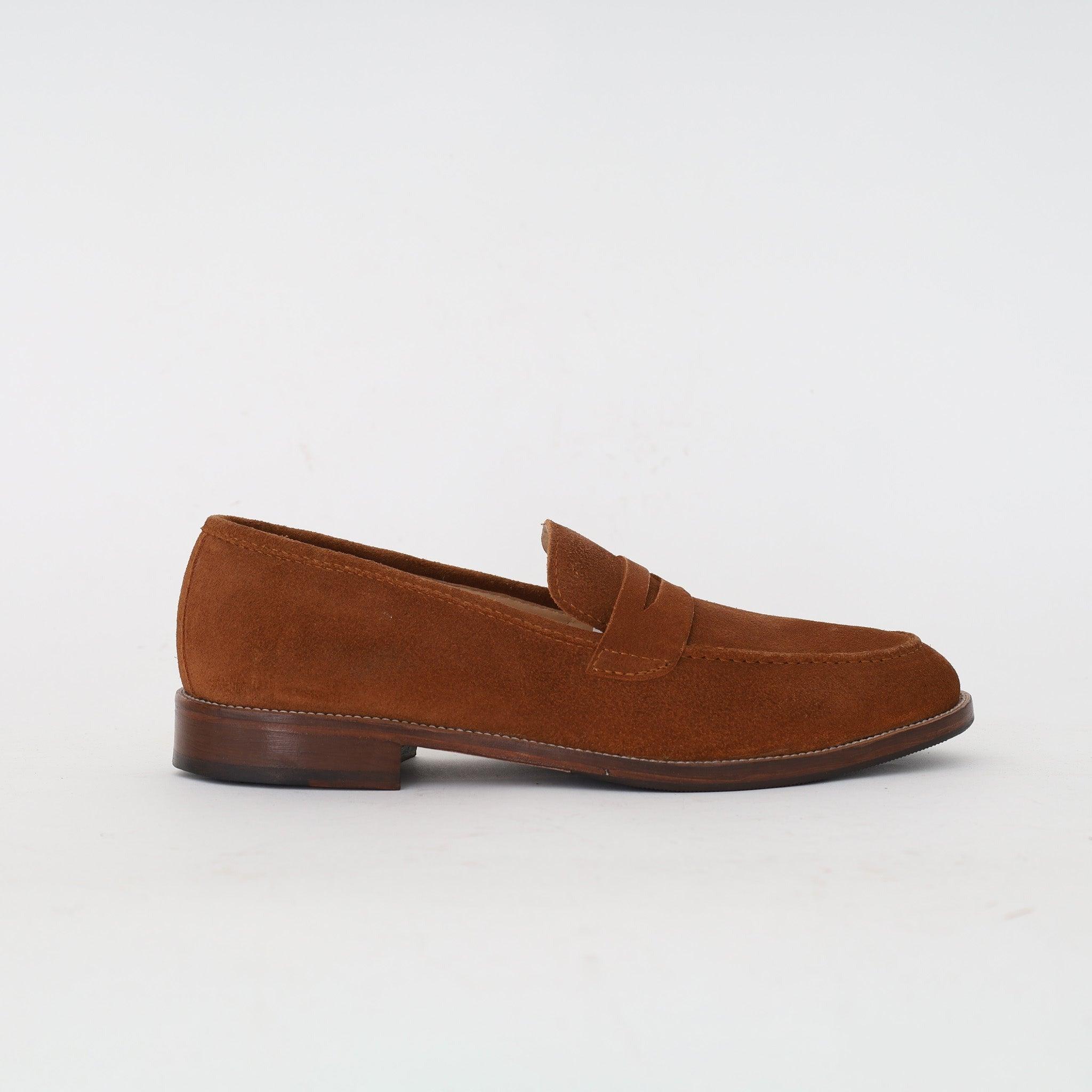 Mocassin Classique En Daim Tabac - Amenay