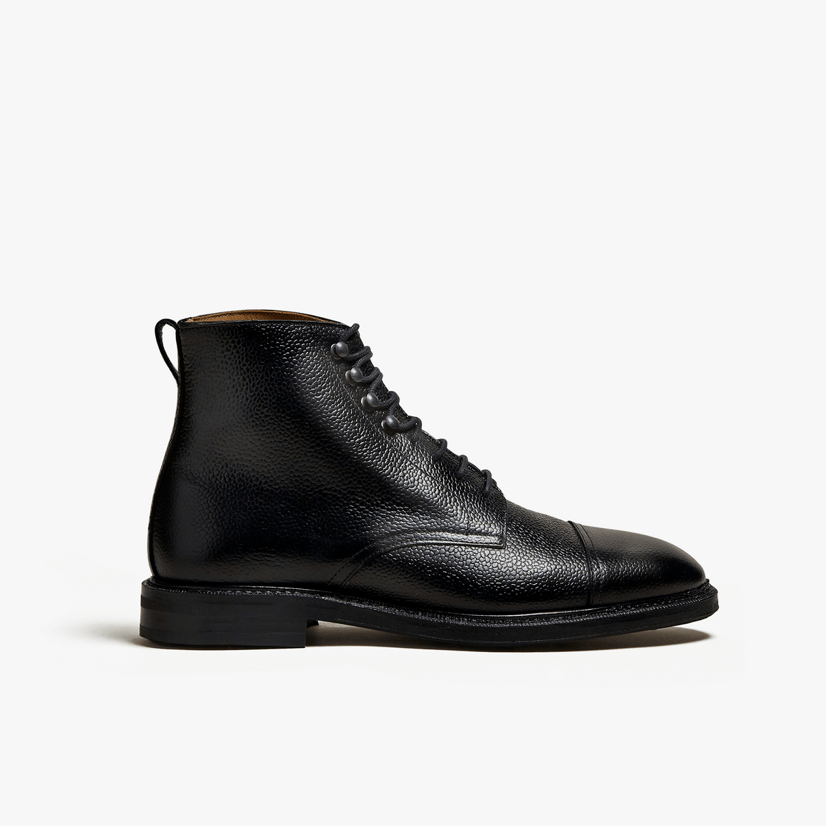 Bottines pour homme Classique – Cuir Grainé Noir - Amassan