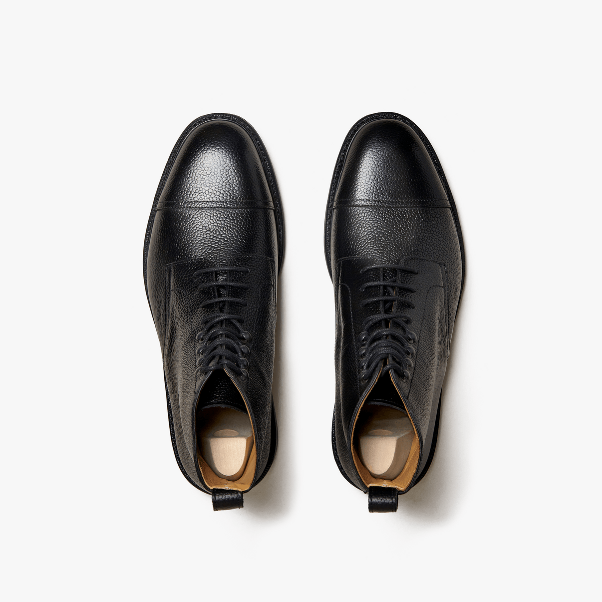 Bottines pour homme Classique – Cuir Grainé Noir - Amassan