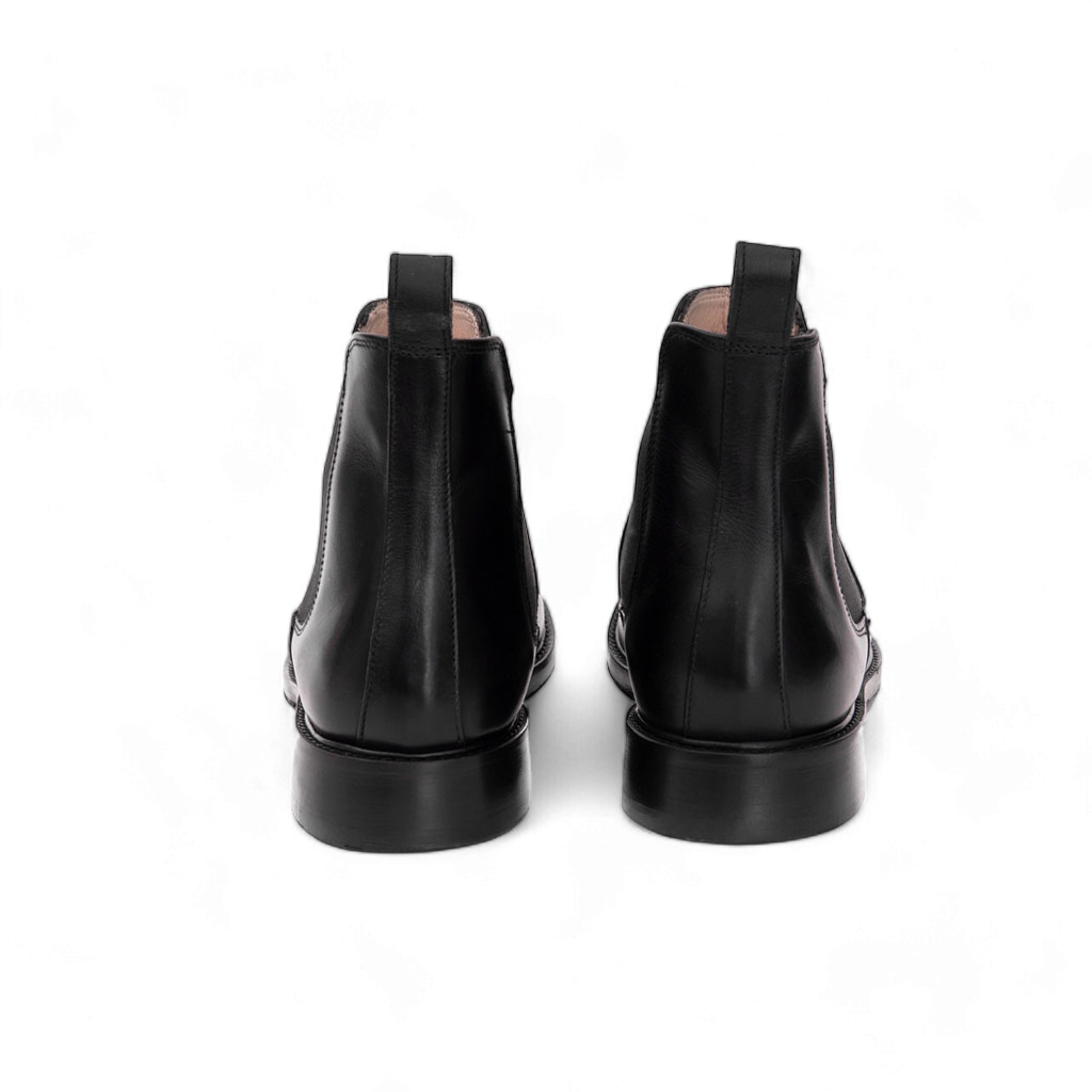 Chelsea Boots Cuir Lisse Noir | Fes
