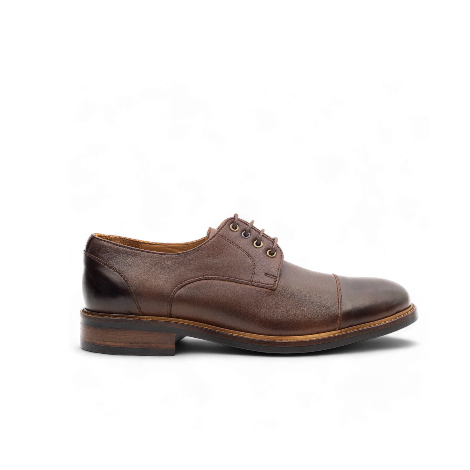 The Gauda Derby – Cuir Grainé Marron