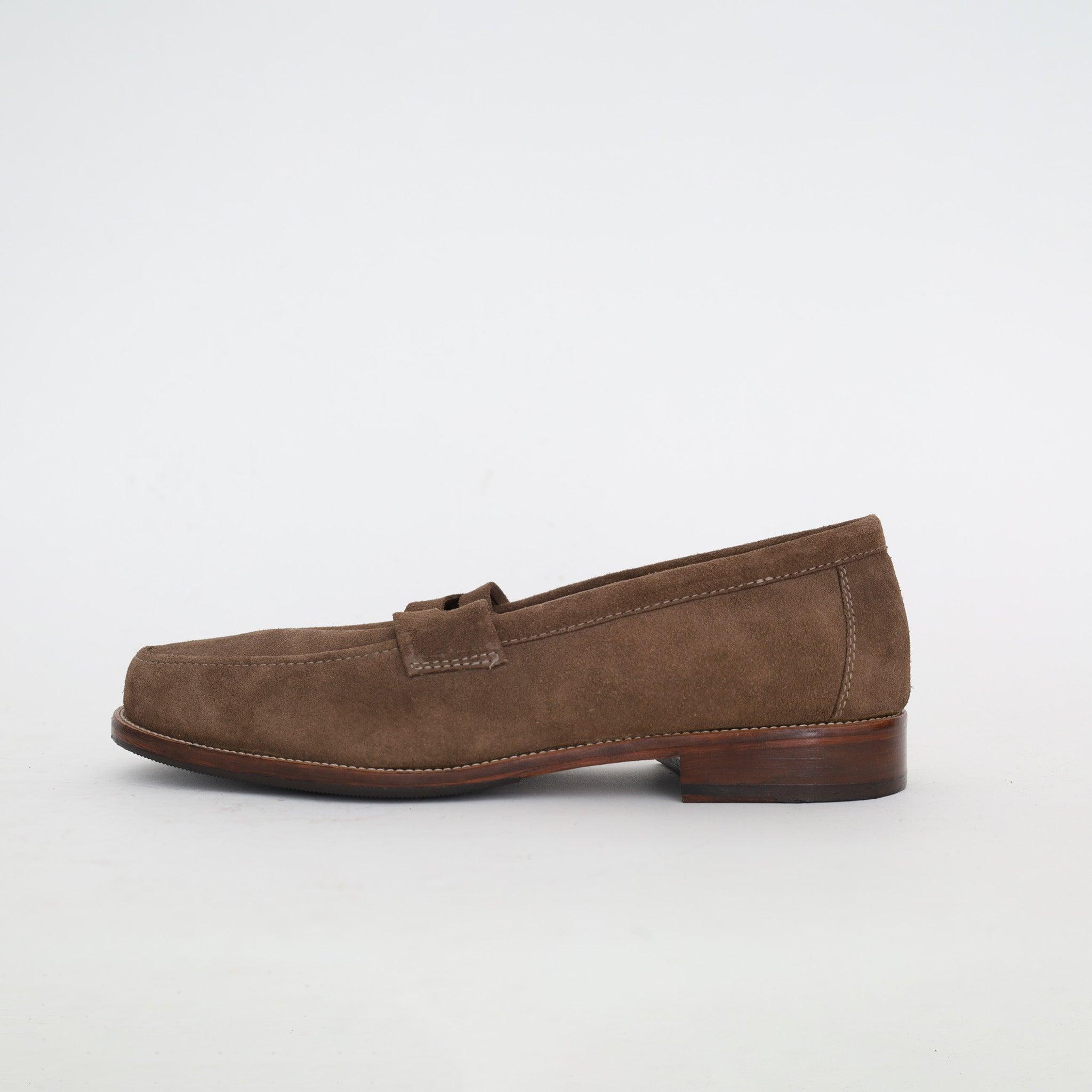 Mocassin Casual En Daim Cognac - Medri