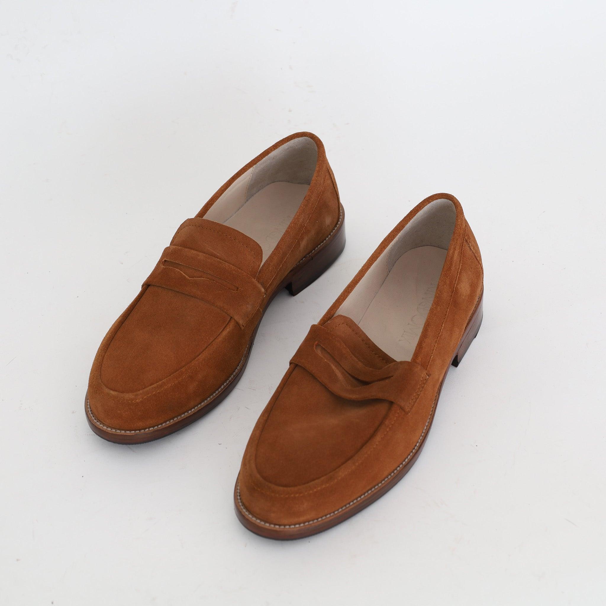 Mocassin Casual En Daim Tabac - Medri