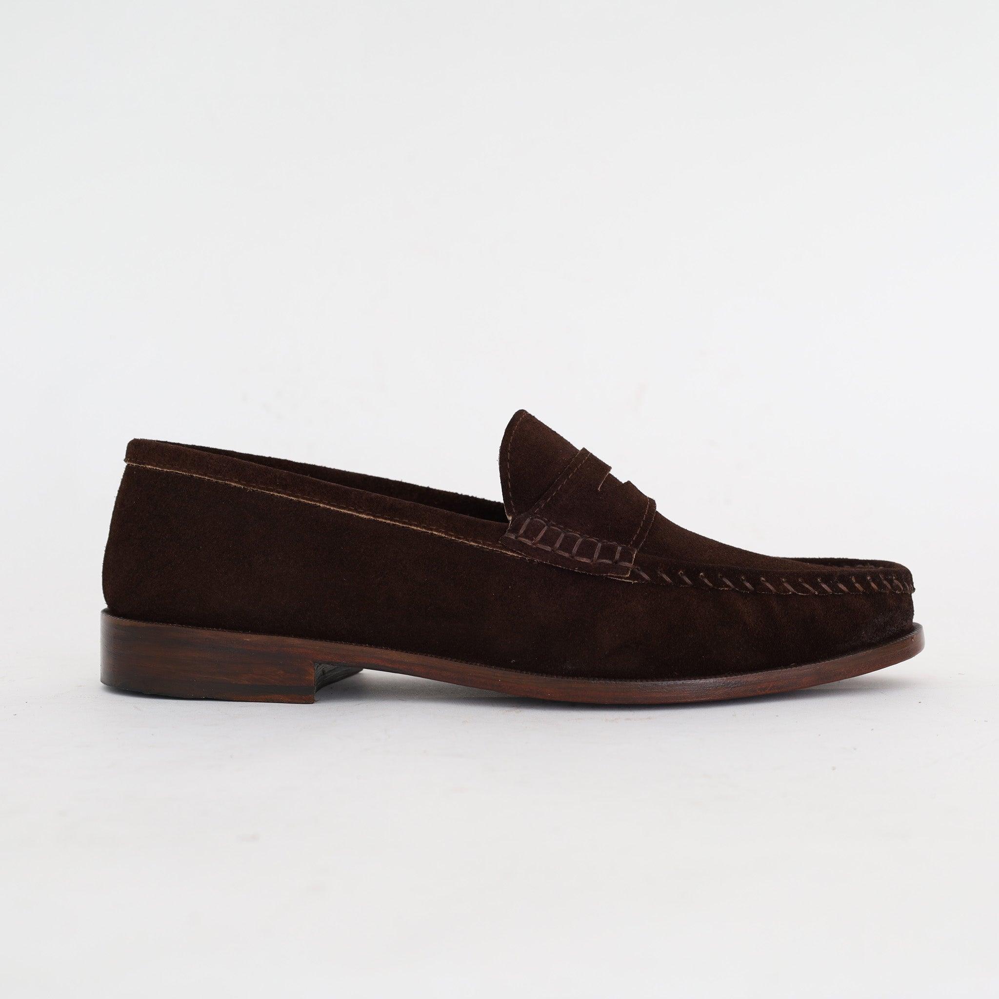Mocassin Souple en Daim Brun - Yeder