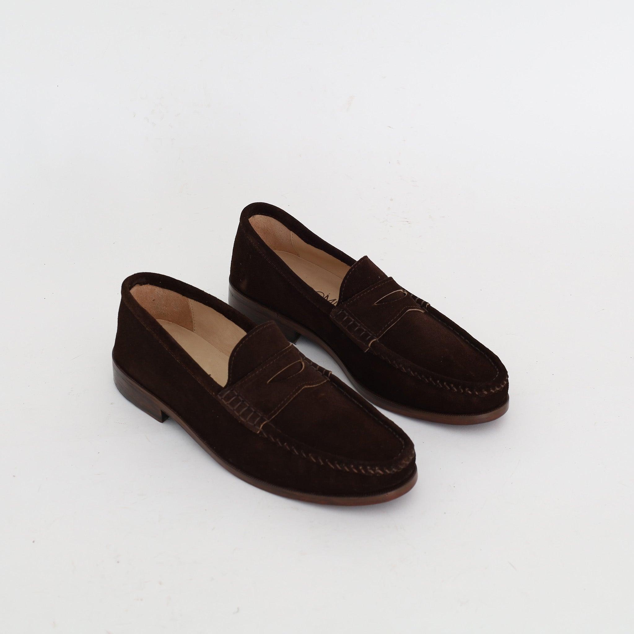 Mocassin Souple en Daim Brun - Yeder