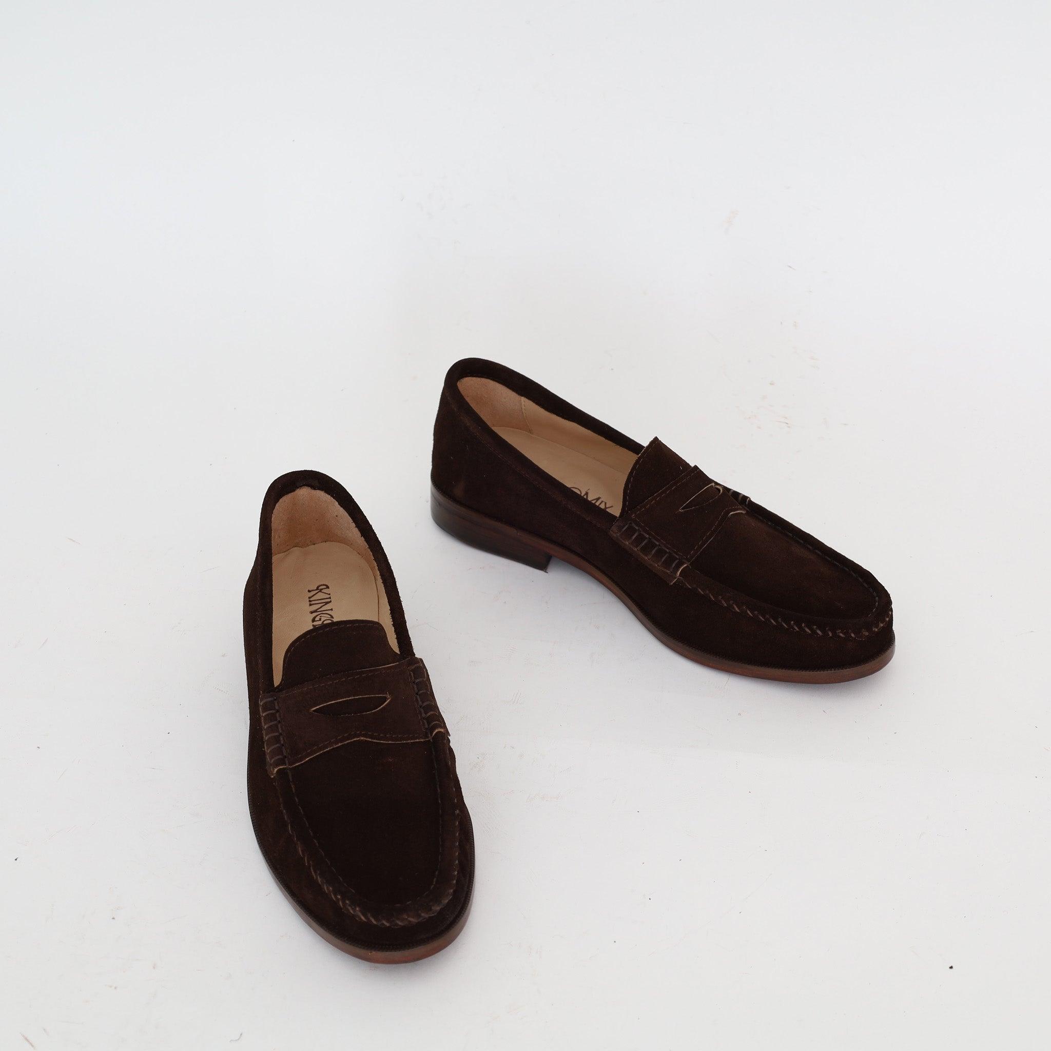 Mocassin Souple en Daim Brun - Yeder