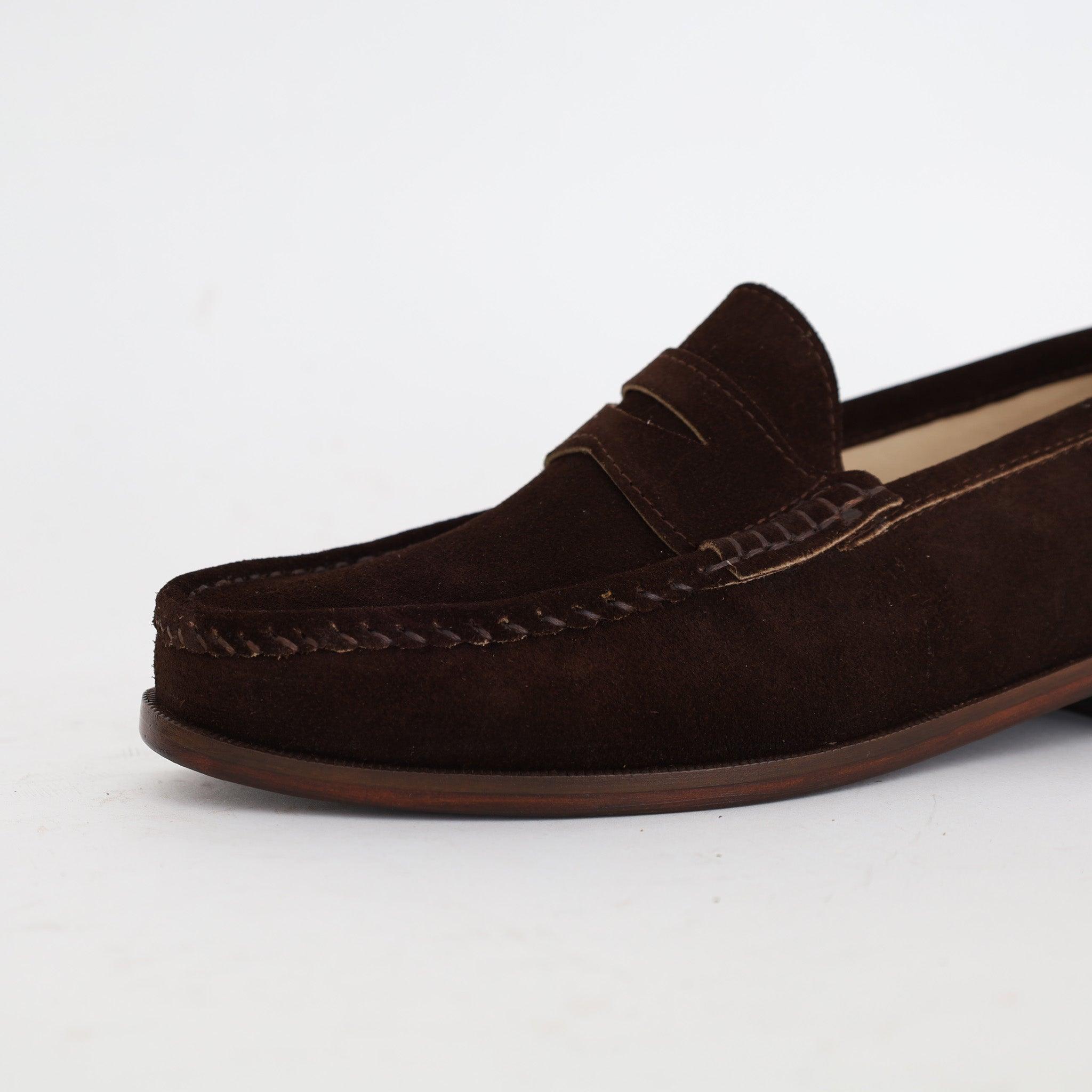 Mocassin Souple en Daim Brun - Yeder