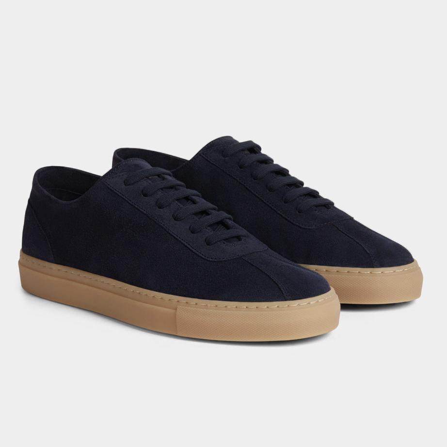 Tara Sneaker - Daim Bleu Marine pour homme