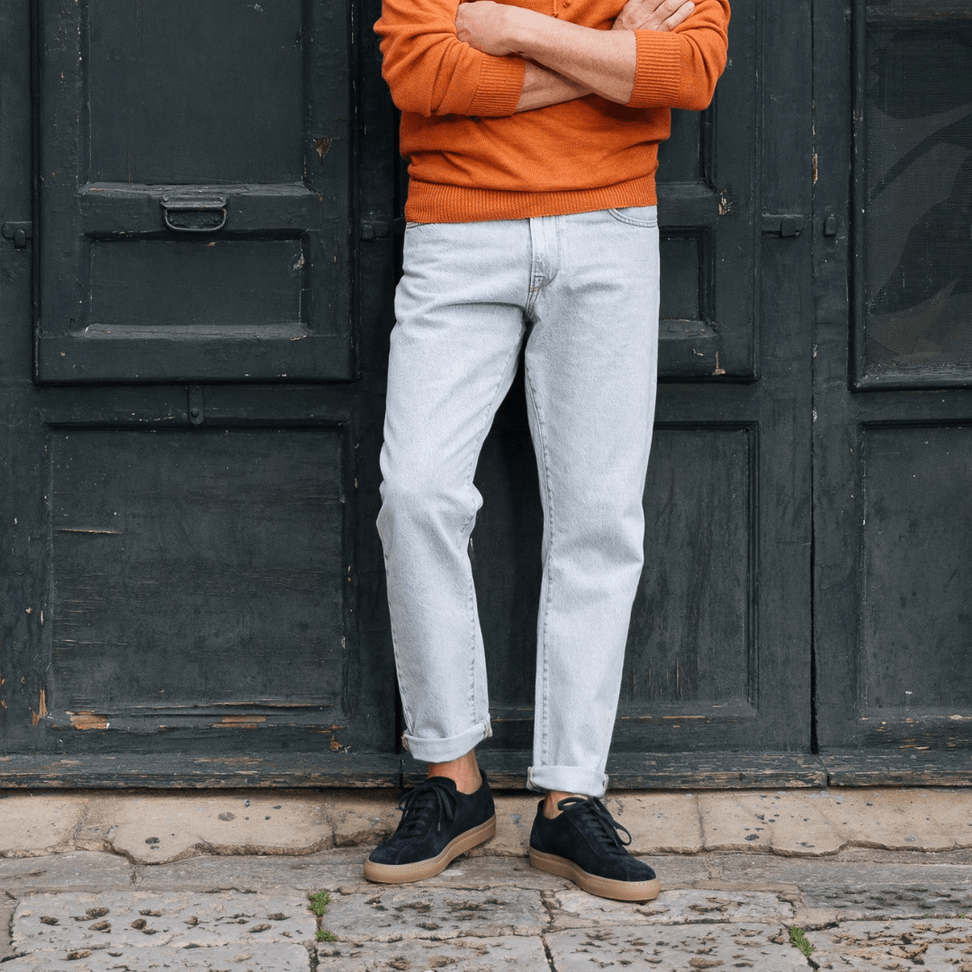 Tara Sneaker - Daim Bleu Marine pour homme