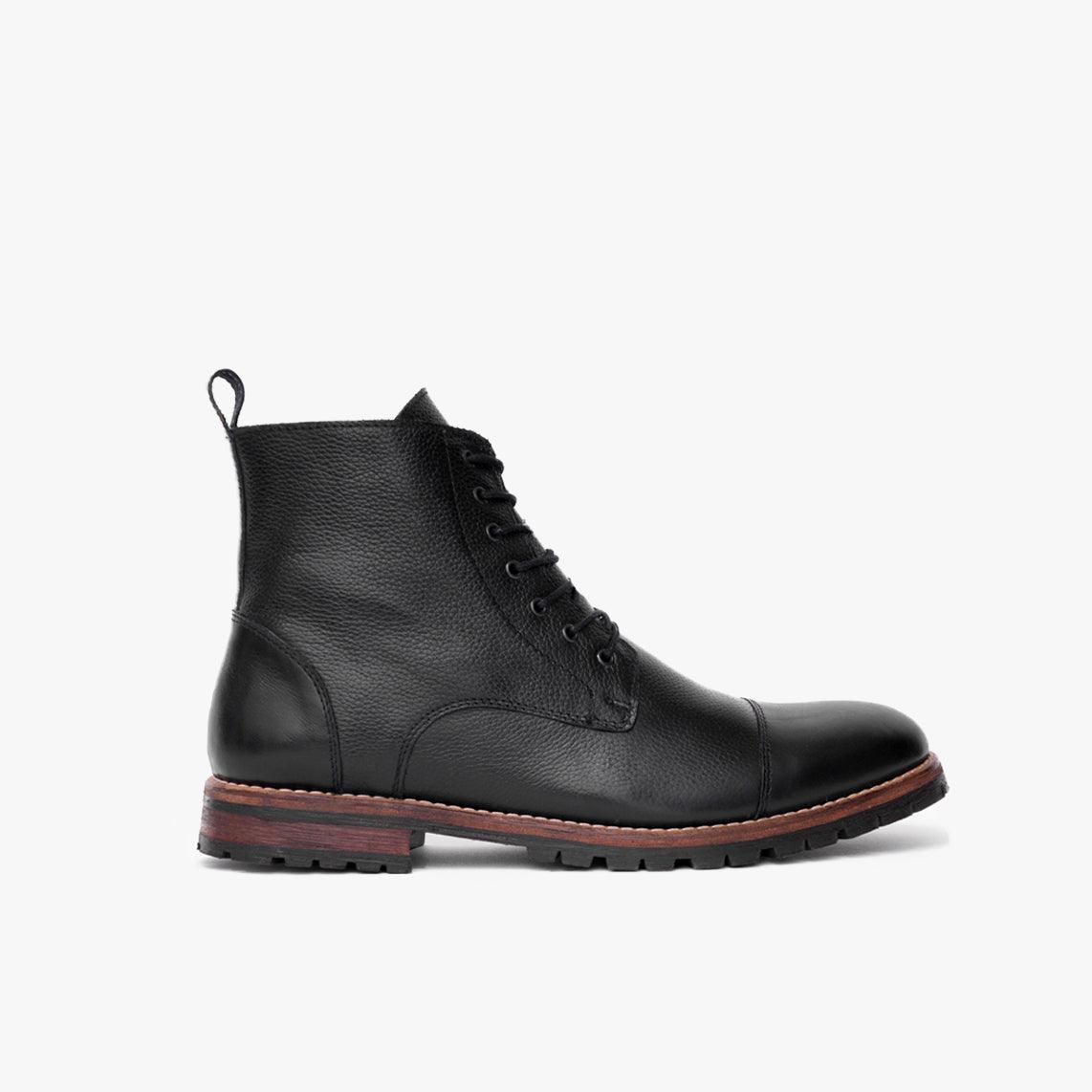 Yugurtenboots-bottines-commando-cuir-noir-homme-maroc-kingdomix