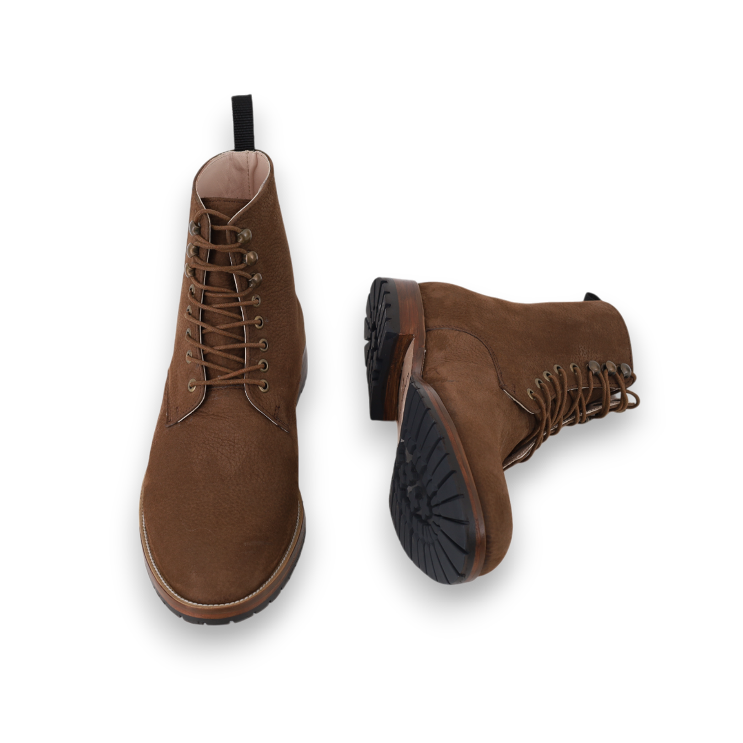 Combat Boots Classique – Nubuck Caramel - Yanni.