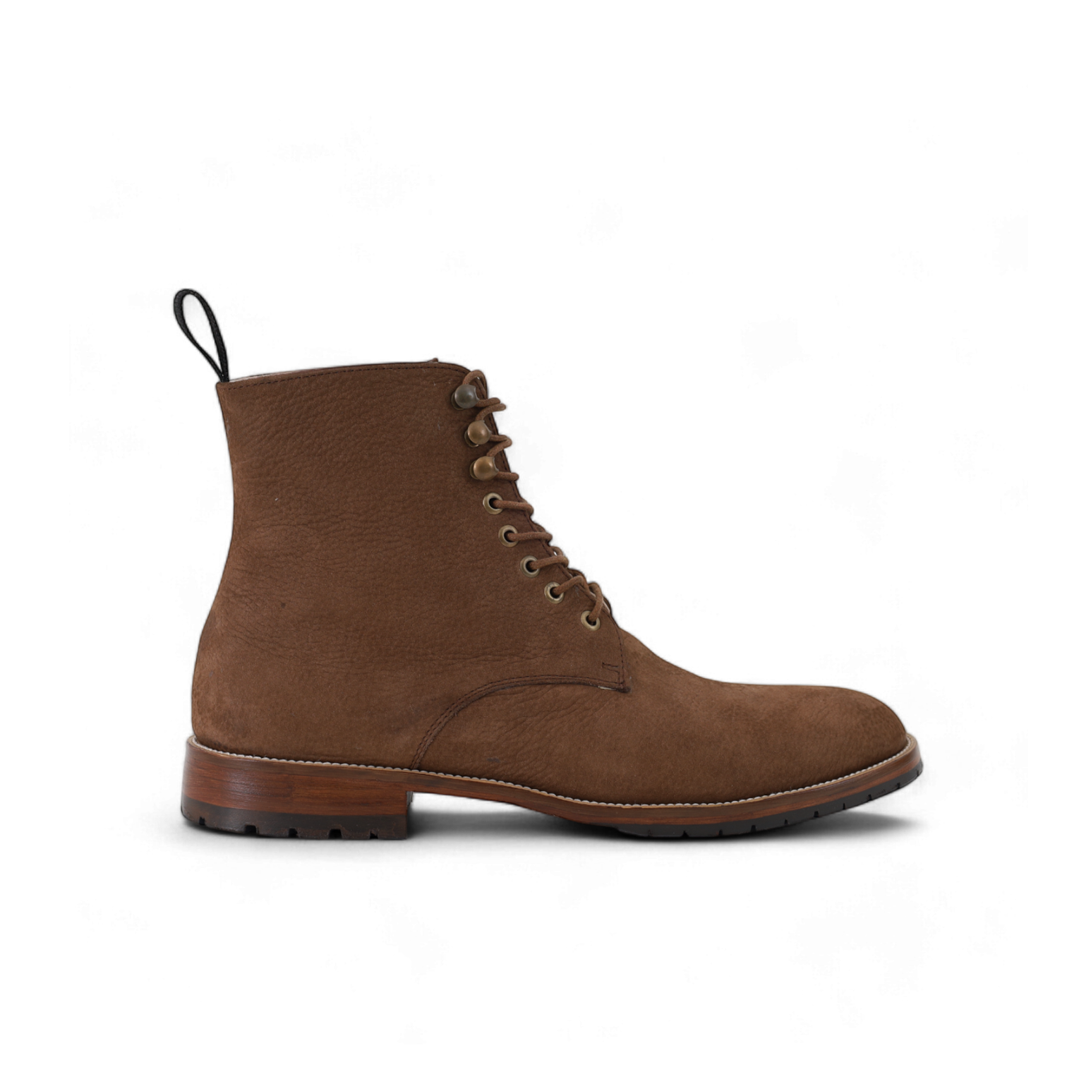 Combat Boots Classique – Nubuck Caramel - Yanni.