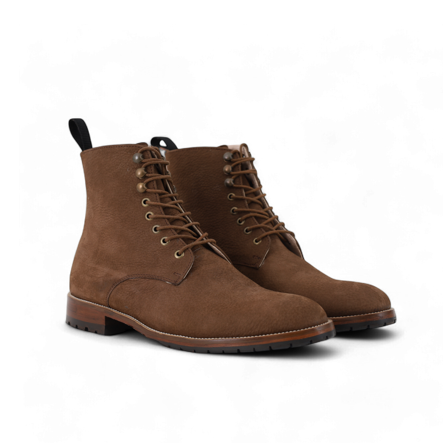 Combat Boots Classique – Nubuck Caramel - Yanni.