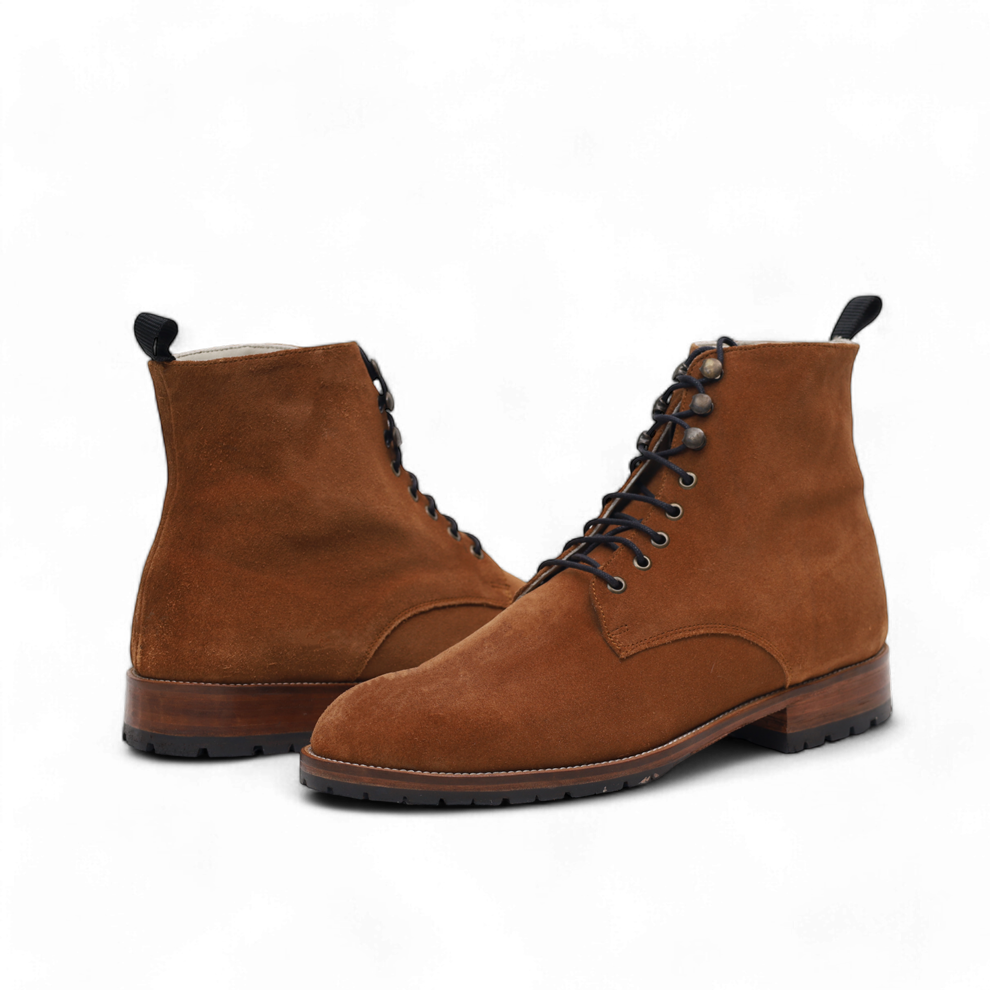 Combat Boots Classique – Veau velours Fauve - Yanni