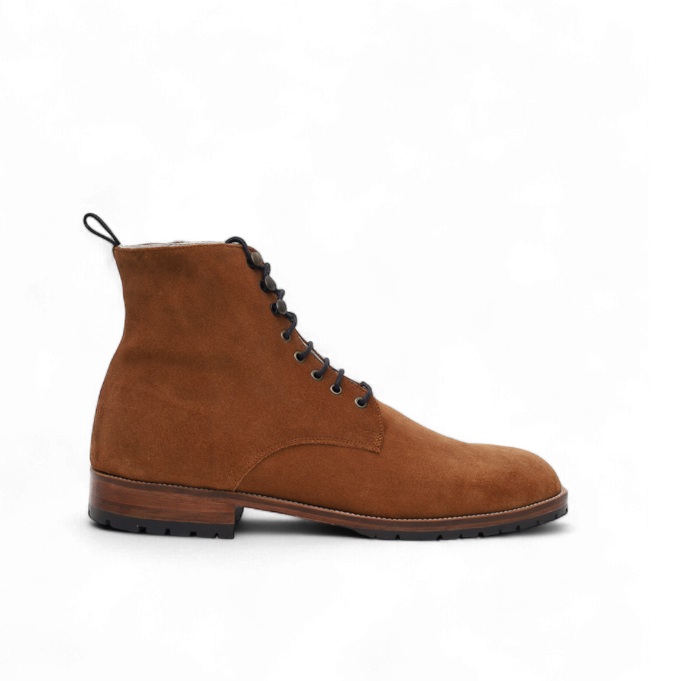 Combat Boots Classique – Veau velours Fauve - Yanni