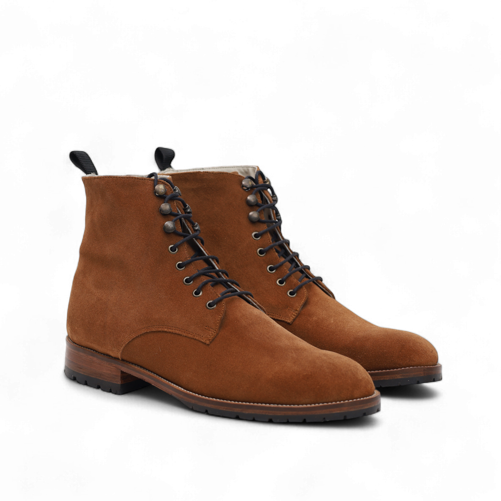 Combat Boots Classique – Veau velours Fauve - Yanni