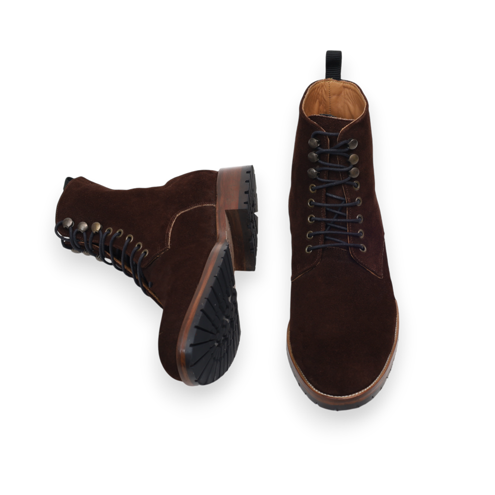 Bottines pour homme Classique – Daim Tobacco - Yanni