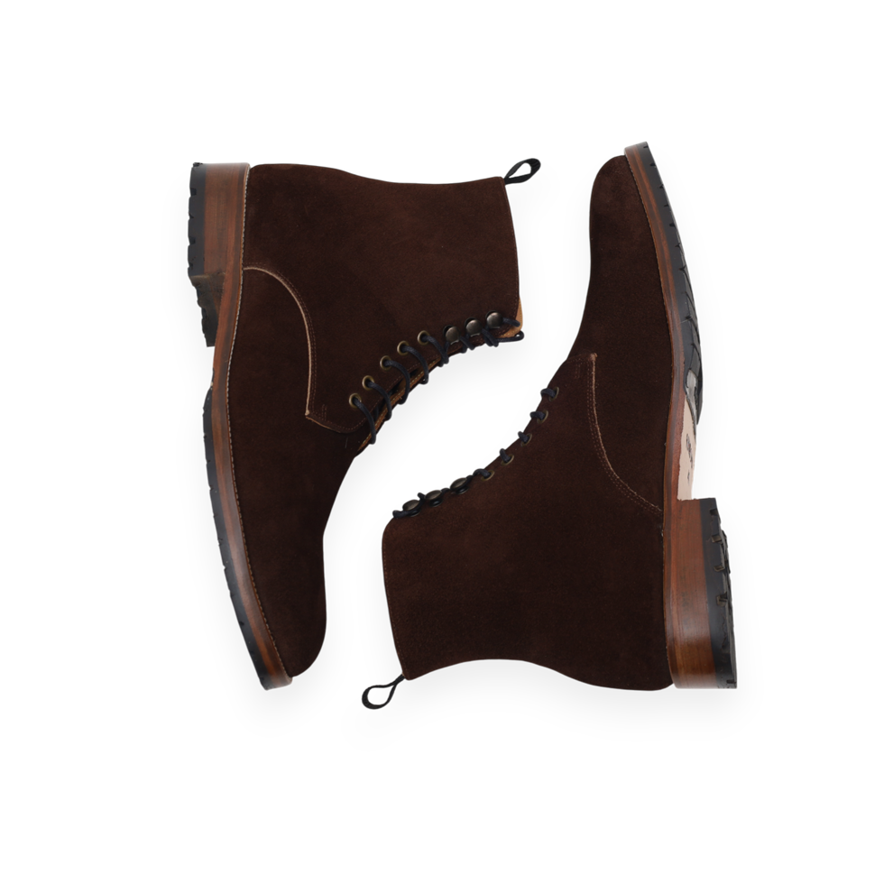 Bottines pour homme Classique – Daim Tobacco - Yanni