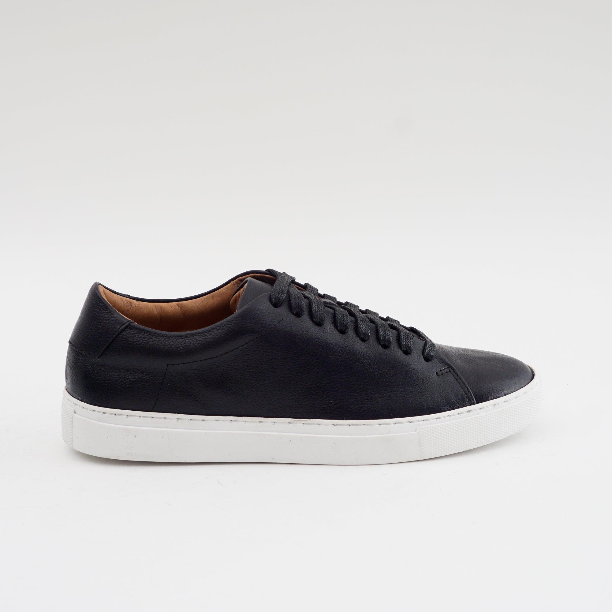 The Massela Sneaker - Cuir Grainé Noir