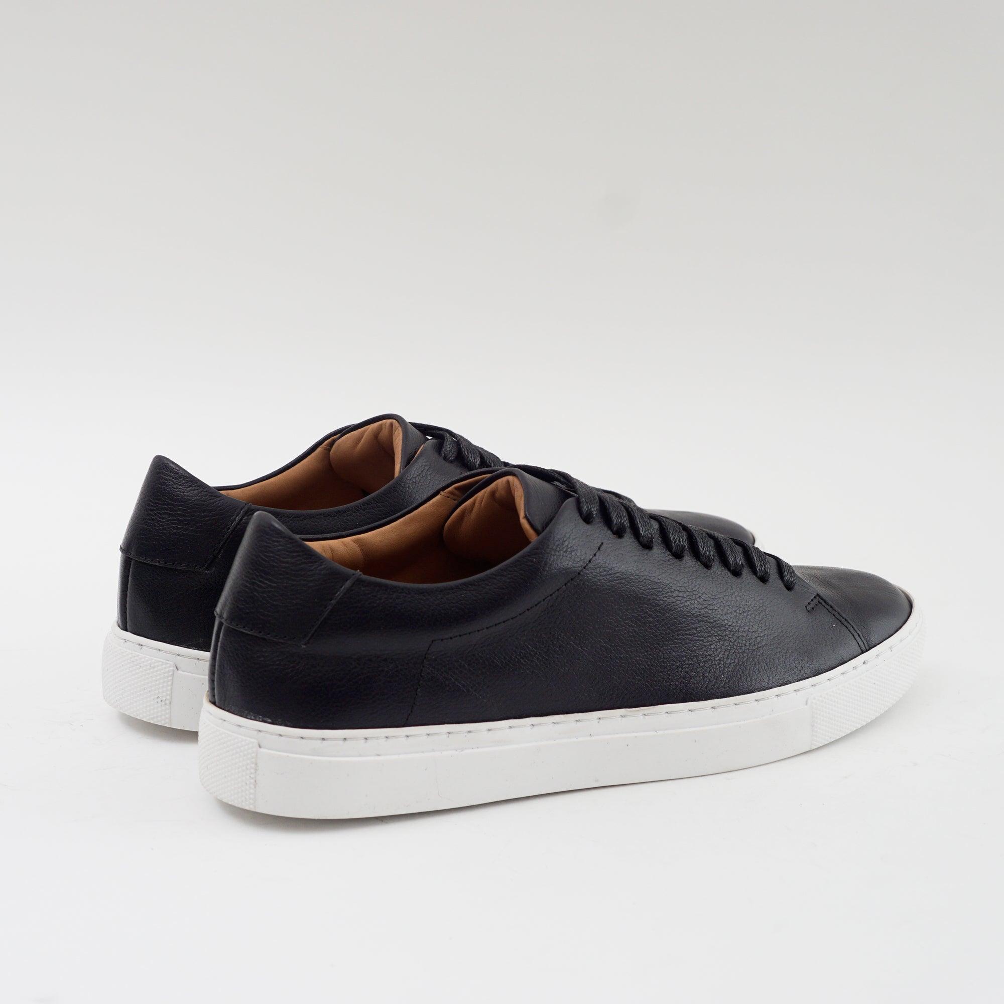 The Massela Sneaker - Cuir Grainé Noir
