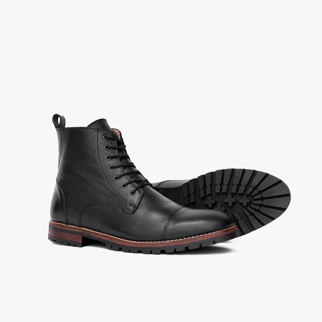 Yugurtenboots-bottines-commando-cuir-noir-homme-maroc-kingdomix