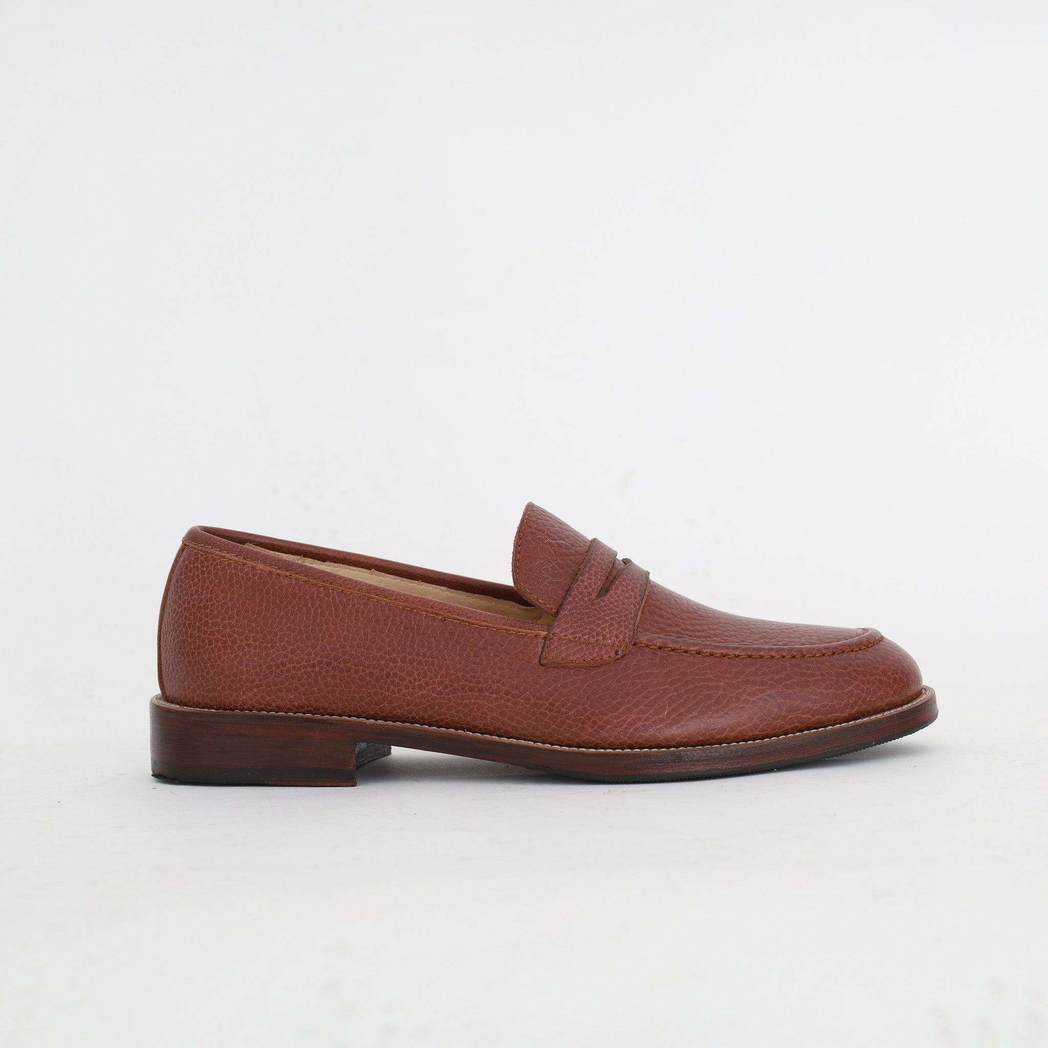 Mocassin Pour Homme - Cuir Tabac - Amenay - KINGDOMIX - Maroc