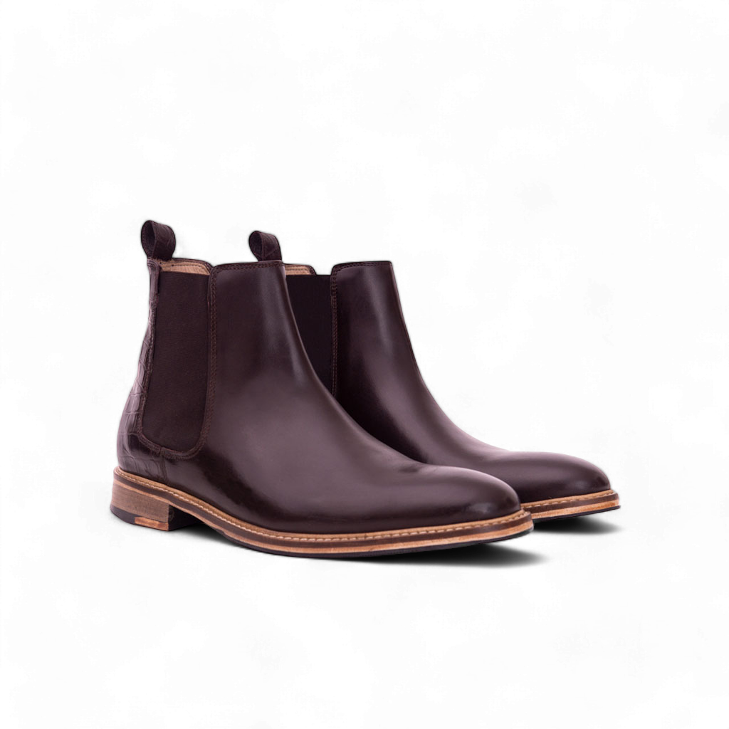 Chelsea Boots Cuir Lisse Marron | Fes
