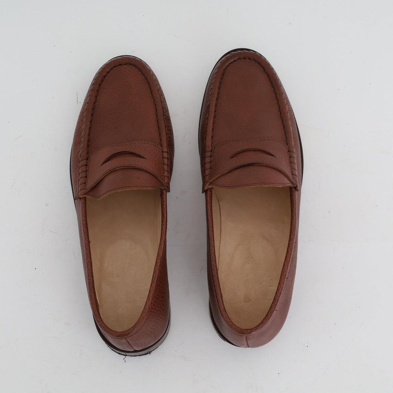 Mocassin Souple en Cuir Havane - Yeder
