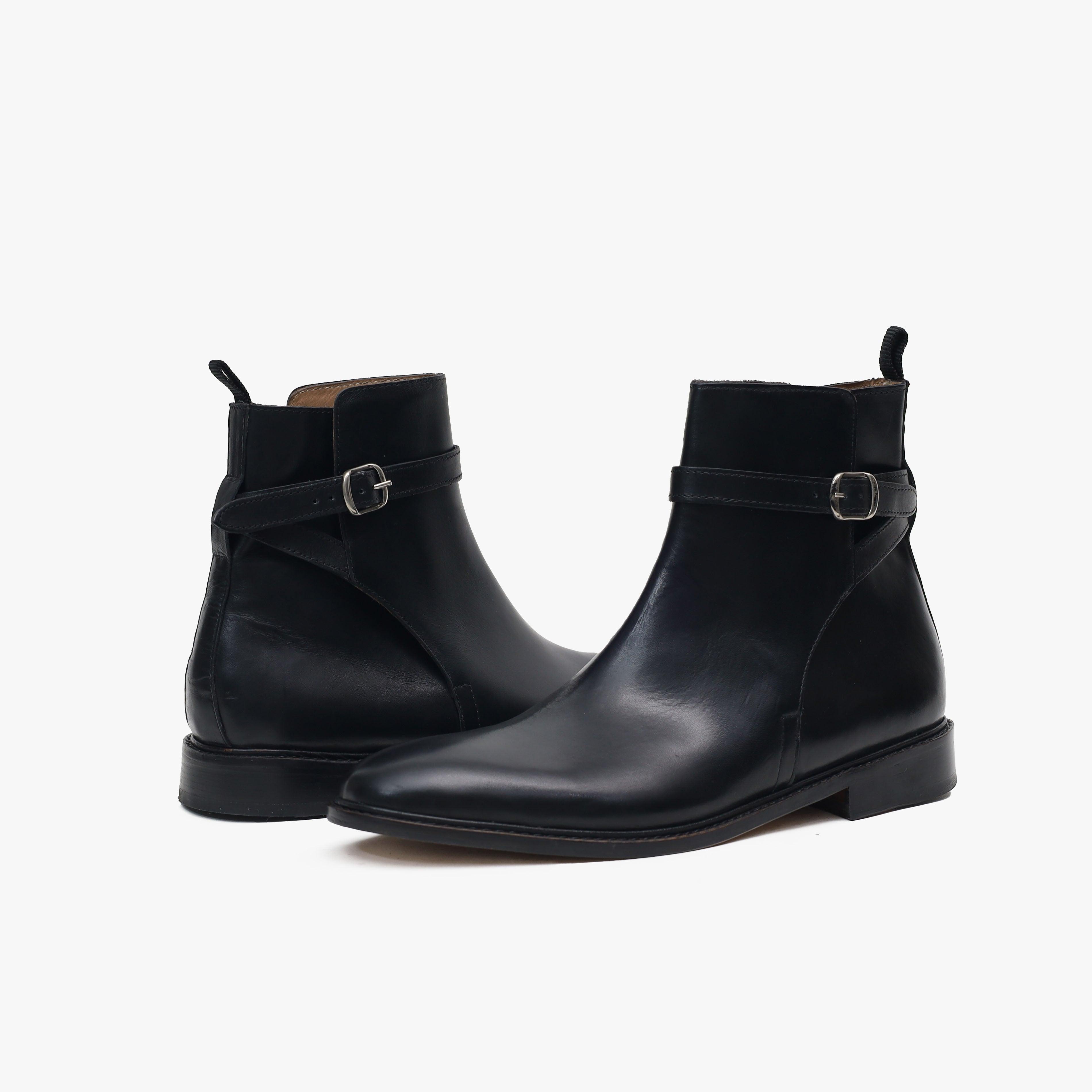 Abelius - Chaussures Homme Jodhpur Noir - KINGDOMIX