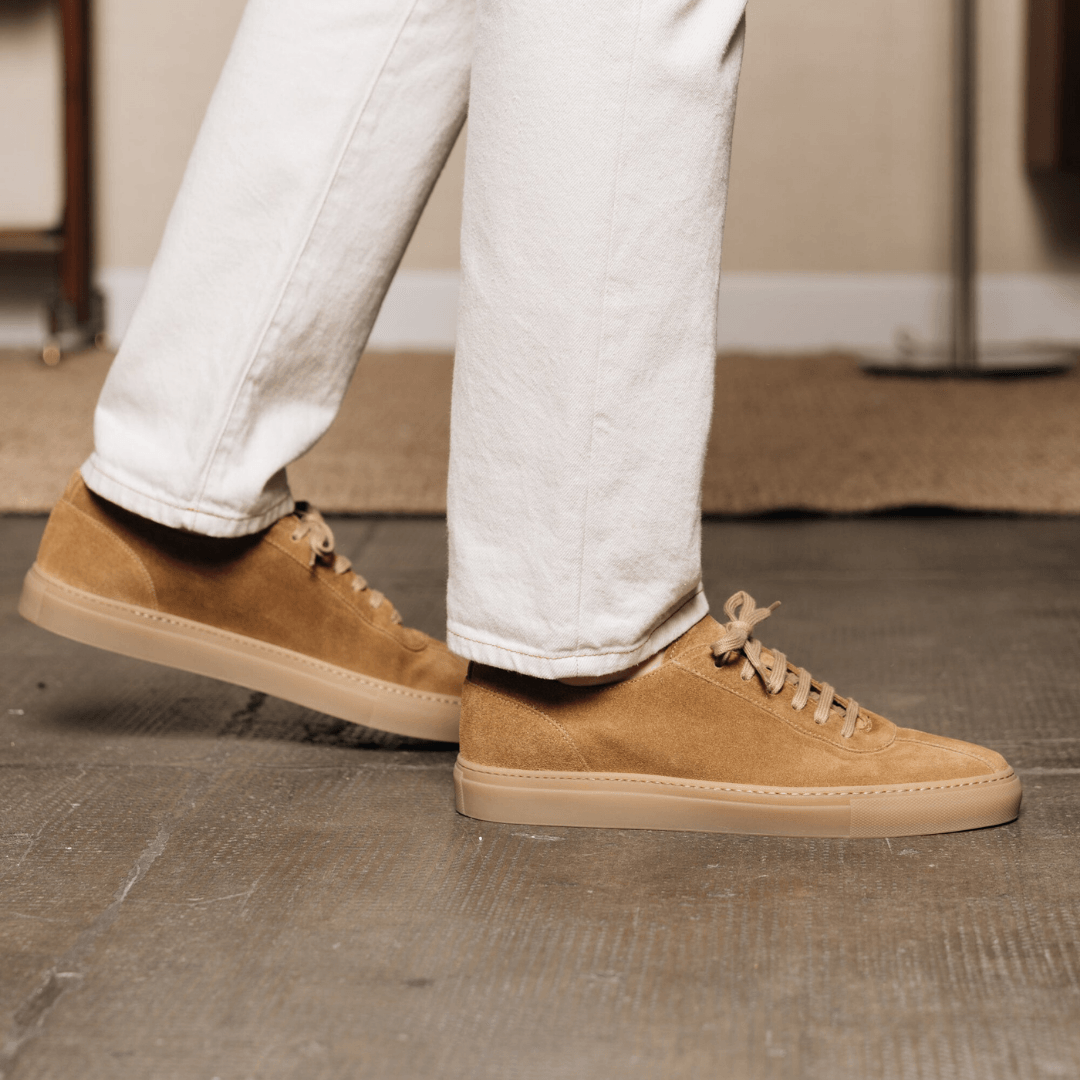 Tara Sneaker - Daim Beige pour homme