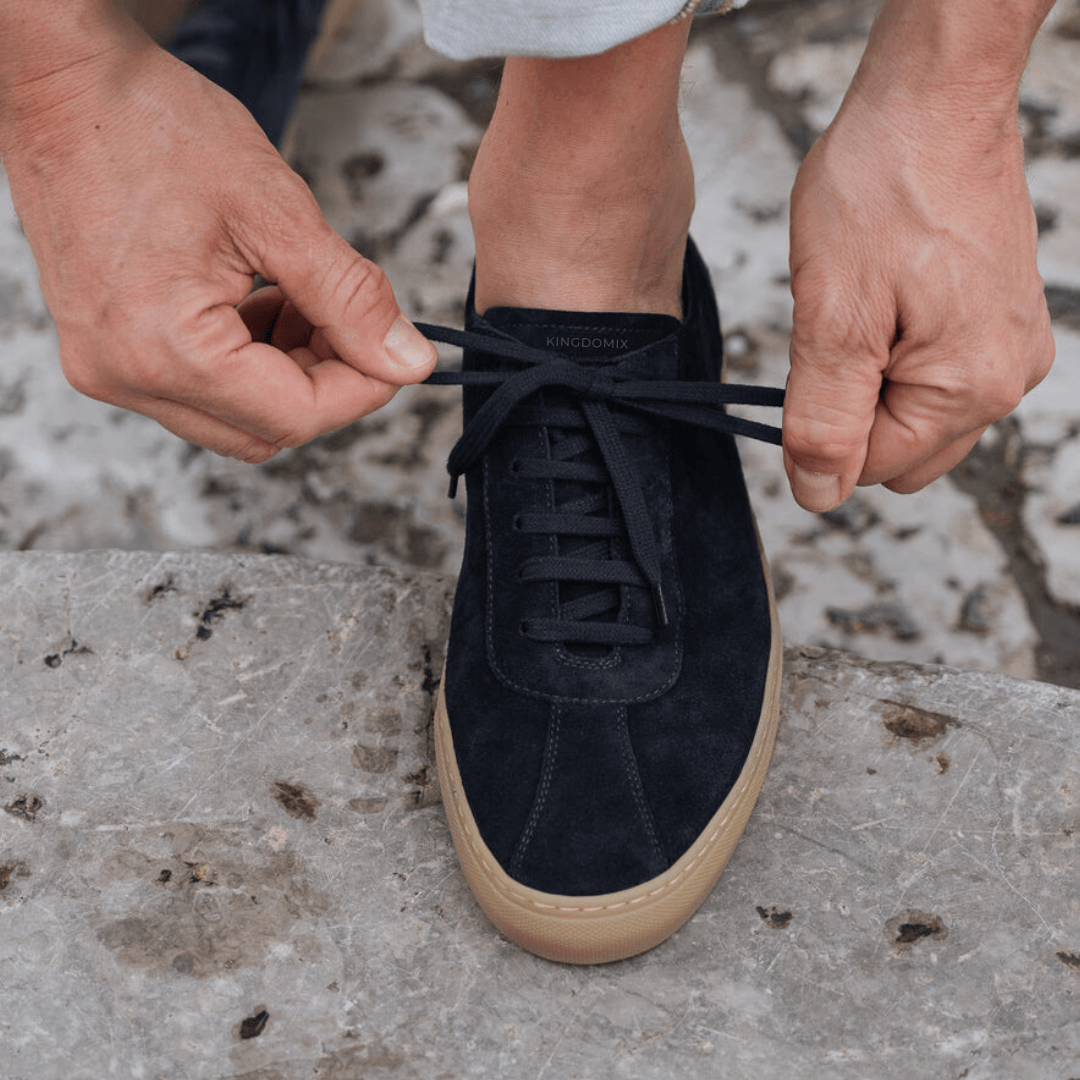 Tara Sneaker - Daim Bleu Marine pour homme