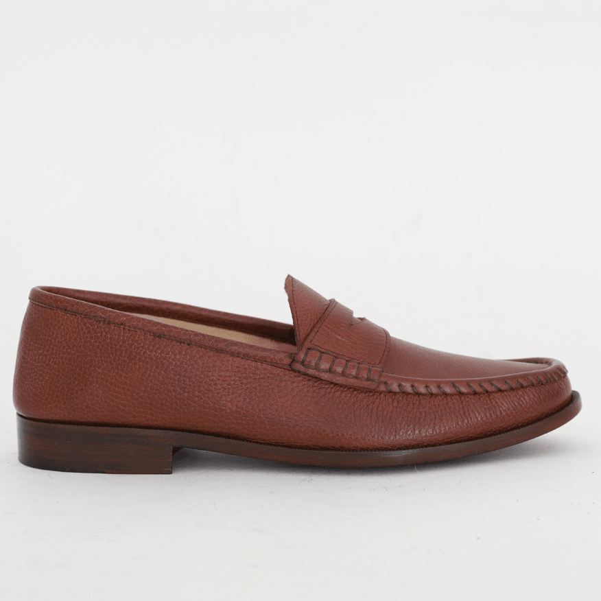 Mocassin Souple en Cuir Havane - Yeder
