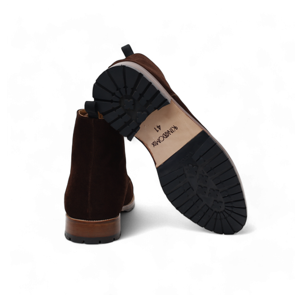 Bottines pour homme Classique – Daim Tobacco - Yanni